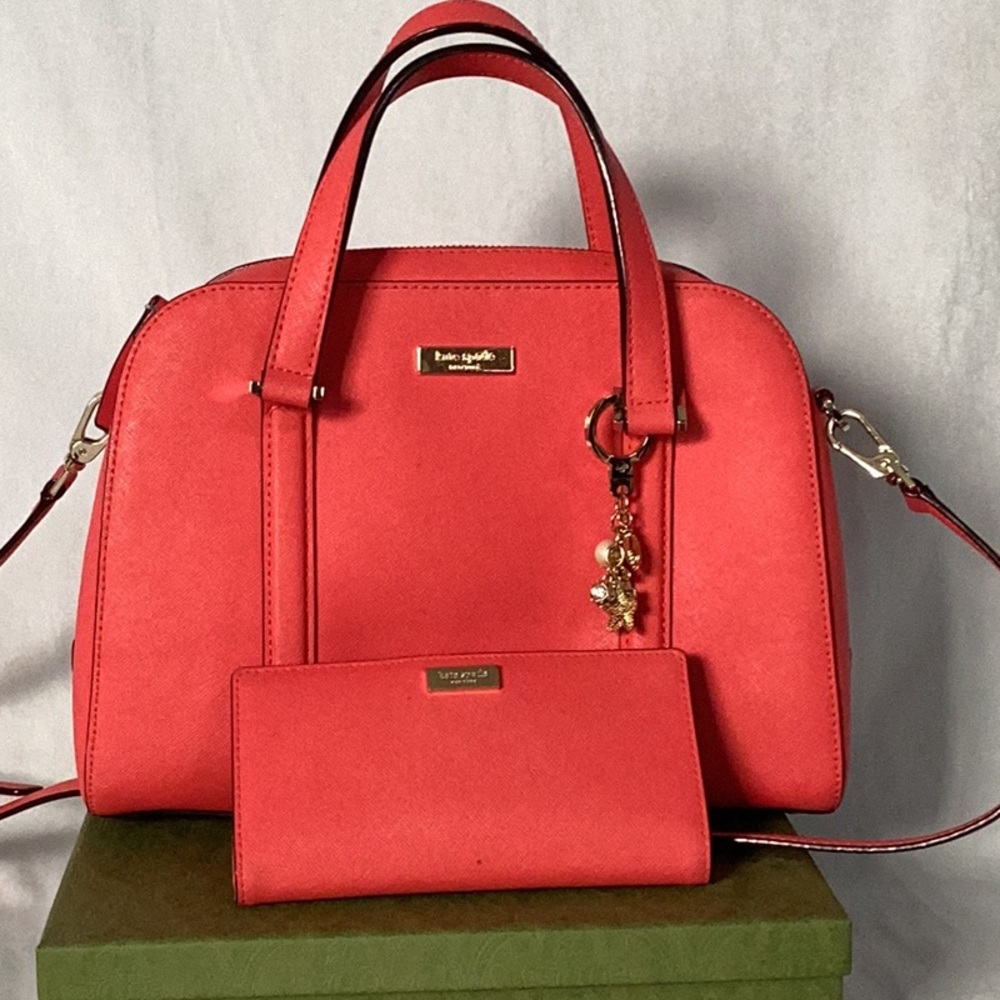 Kate Spade Red Crossbody Bag and Wallet Set - Picture 2 of 13